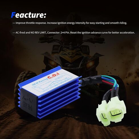 6 دبوس AC CDI Box استبدال لـ GY6 49CC 50CC 70CC 90CC 125CC 150CC ATV TAOTAO ROKETA SUNL SCOOTER MOPED GO KART DUNE MOTERGY MOTERCYCL in Kuwait