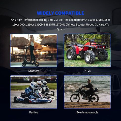 6 دبوس AC CDI Box استبدال لـ GY6 49CC 50CC 70CC 90CC 125CC 150CC ATV TAOTAO ROKETA SUNL SCOOTER MOPED GO KART DUNE MOTERGY MOTERCYCL in Kuwait