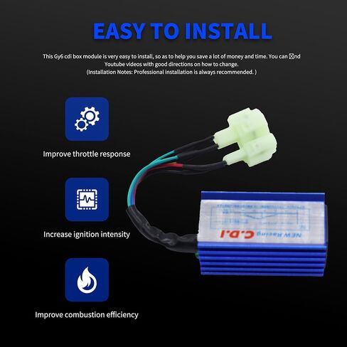 6 دبوس AC CDI Box استبدال لـ GY6 49CC 50CC 70CC 90CC 125CC 150CC ATV TAOTAO ROKETA SUNL SCOOTER MOPED GO KART DUNE MOTERGY MOTERCYCL in Kuwait