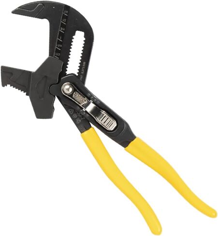 Klein Tools D53002KIT Plier Wrench Set, 2-Piece High-Leverage Pliers with Adjustable, Reversible Jaw, Smooth and Knurled Teeth, 7-Inch and 10-Inch in Kuwait