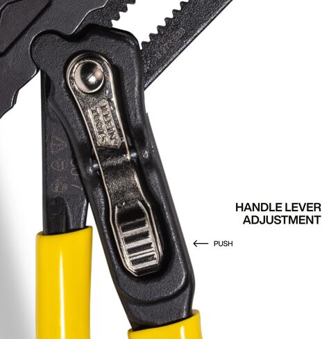 Klein Tools D53002KIT Plier Wrench Set, 2-Piece High-Leverage Pliers with Adjustable, Reversible Jaw, Smooth and Knurled Teeth, 7-Inch and 10-Inch in Kuwait
