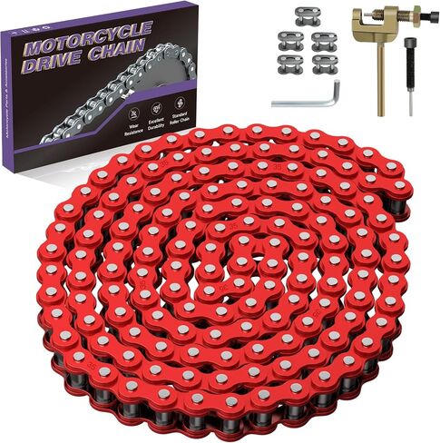 35 Chain with Chain Breaker Compatible with Minibike Coleman CT100U CC100X Baja Doodlebug DB30 Motovox MBX10 MBX11 Predator 97cc 100cc Mega Moto MM-B80 105cc Go Kart Powersports Parts 140 Links in Saudi Arabia