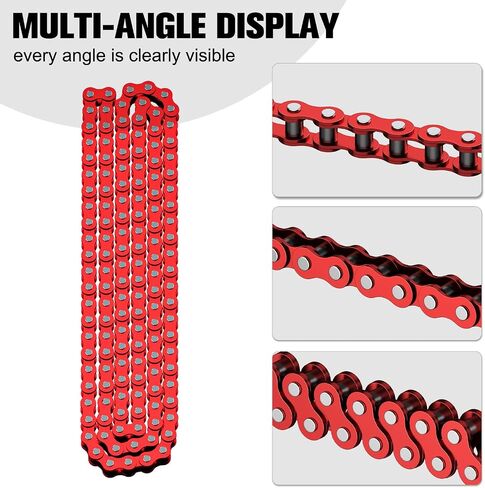 35 Chain with Chain Breaker Compatible with Minibike Coleman CT100U CC100X Baja Doodlebug DB30 Motovox MBX10 MBX11 Predator 97cc 100cc Mega Moto MM-B80 105cc Go Kart Powersports Parts 140 Links in Saudi Arabia
