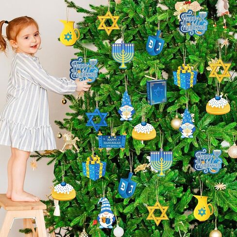 Qunclay 36 Pcs Sunflower Tree Decorations Summer Wooden Ornaments Spring Yellow Flower Butterfly Hanging Ornament Summer Sunflower Wood Pendant with Rope for Small Tree Home Party Decor in Saudi Arabia