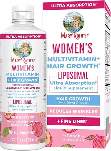 Maryruth Organics Gray Guard Liposomal ، يدعم لون الشعر الطبيعي ، مع حمض النحاس والبانتوثنيك ، والريحان المقدس والأعشاب التقليدية ، وفيتامين E & Vitamin B للصحة العامة ، تتراوح أعمارهم بين 18+ ، 15.22 أوقية in Kuwait