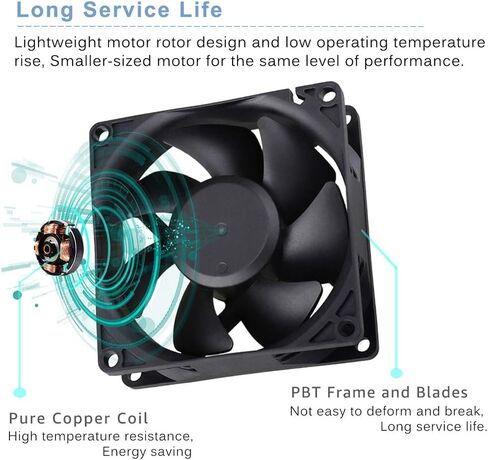 GDSTIME AXIAL 9225 ، مروحة الكعك الجديدة ، 110V 115V 120V 220V 240V AC 90MM 92 مم ، لمشاريع عادم التهدئة DIY التبريد in Kuwait