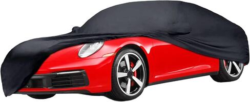 قم بتناسب حماية الغطاء الكامل للسيارة المتوافقة مع Mazda MX-5 Miata (1990-2025) ، غطاء السيارة الداخلي للتنفس للمرآب المقاوم للغبار ، ومرآب للسيارات (أسود) in Kuwait