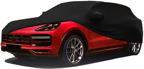 قم بتناسب حماية الغطاء الكامل للسيارة المتوافقة مع Mazda MX-5 Miata (1990-2025) ، غطاء السيارة الداخلي للتنفس للمرآب المقاوم للغبار ، ومرآب للسيارات (أسود) in Kuwait