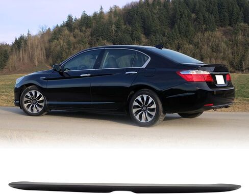 Trunk Spoiler Compatible with 2013-2017 Honda Accord 9th Sedan 4-Door, OEM Factory Style ABS Rear Trunk Tail Lid Spoiler Wing, Unpainted in Kuwait