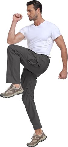 NAVEKULL Cotton Work Cargo Pants Stretch Lightweight Tactical Military Hiking Outdoor Pants with 8 Pockets in Kuwait