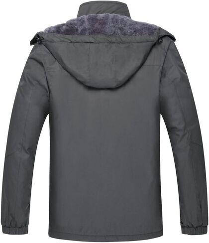 Keevoom Mens Winter Jackets Ski Snow Coats دافئة مقنعين مقنعين معاطف المطر على الجليد على الجليد in Kuwait