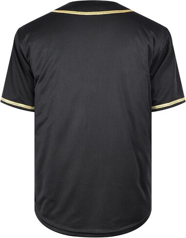 Blank Baseball Jersey for Men Plain Button Down Short Sleeve Sports Uniforms Hipster Hip Hop Jersey in Kuwait