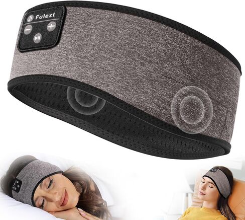 Sleep Headphones - Bluetooth Headband for Sleeping, Cozy Headband Wireless Music Sleeping Headphones with Ultra-Thin Speakers Perfect for Side Sleepers,Running,Yoga,Travel,Video,Games in Kuwait