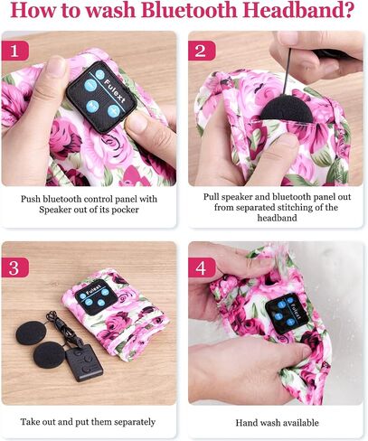 Sleep Headphones - Bluetooth Headband for Sleeping, Cozy Headband Wireless Music Sleeping Headphones with Ultra-Thin Speakers Perfect for Side Sleepers,Running,Yoga,Travel,Video,Games in Kuwait
