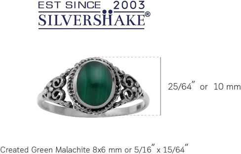 ابتكر Silvershake أسود Onyx inlay 925 Sterling Silver Filigree على الطراز الفيكتوري الحجم 6.5 in Kuwait