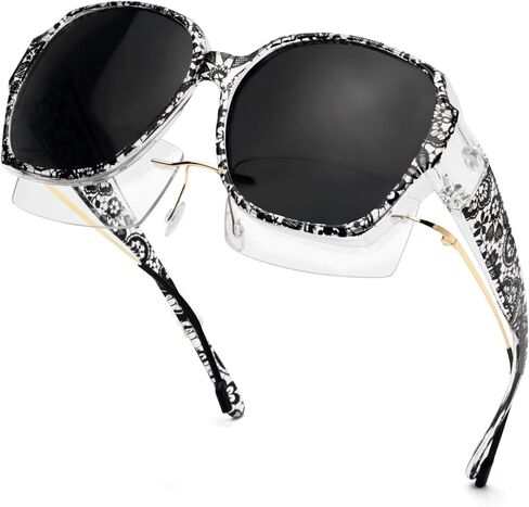 Face Shadow Over Glasses Sunglasses for Women Polarized UV Protection, Fit Over Prescription Glasses Sunglasses Lightweight in Kuwait