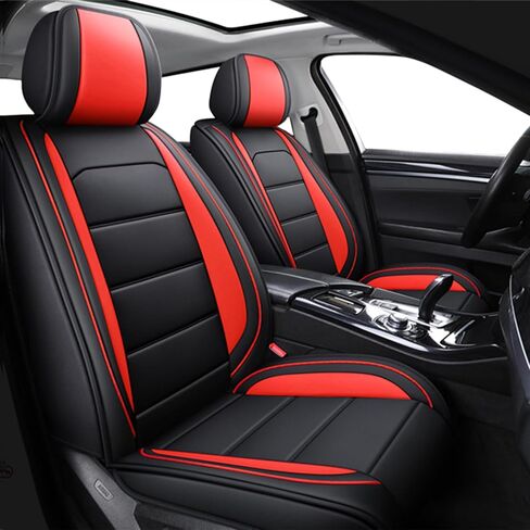 5pcs Car Seat Covers fit for 2010-2024 Nissan Rogue,Full Coverage Car Seat Cover Front Rear Seat Protector,Black Grey with 2 Pillows in Kuwait