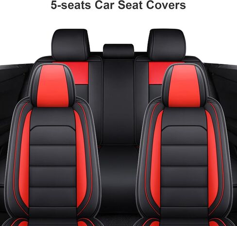 5pcs Car Seat Covers fit for 2010-2024 Nissan Rogue,Full Coverage Car Seat Cover Front Rear Seat Protector,Black Grey with 2 Pillows in Kuwait
