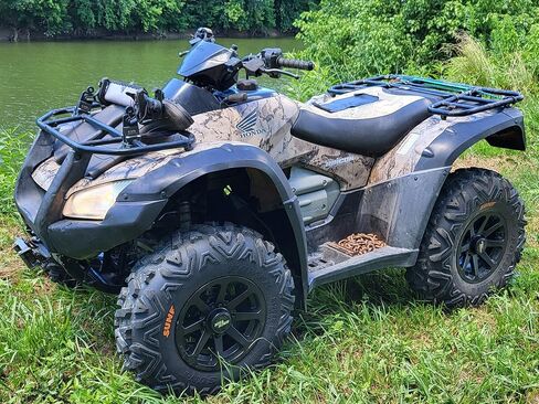 ROCKTRIX RT102 4PC 14in ATV Wheels 4x110 RIMS ، 14x7 ، 5+2 إزاحة ، لـ ATV UTV مع مصلحة الضرائب (تعليق خلفي مستقل) ، متوافق مع هوندا كاواساكي ياماها سوزوكي 4/110 (مجموعة من 4) in Kuwait
