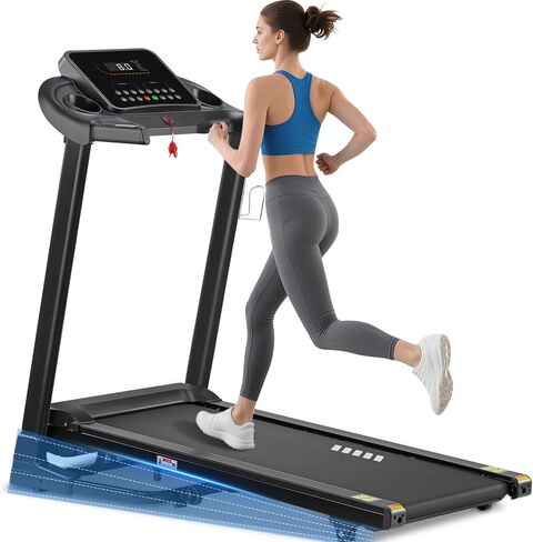 Incline Treadmill, Treadmill with 15% Auto Incline, 3.0HP, 300 lbs Capacity, Bluetooth APP, Shock Absorbing Design for Home Use in Saudi Arabia