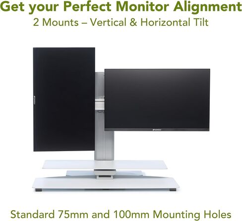 وضع مثالي Siture Sit2stand بالإضافة إلى محول مكتب دافئ مع Monitor Monitor Mount-18 بوصة قابلة للتعديل مع محطة عمل قابلة للتعديل-الأسود (بالإضافة إلى نموذج) in Kuwait