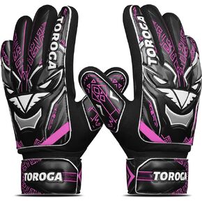 Goalkeeper Gloves for Kids & Youth – Soccer Goalie Gloves, Strong Latex Grip, Double Wrist Support & Breathable Mesh – Boys Football Gloves in Saudi Arabia