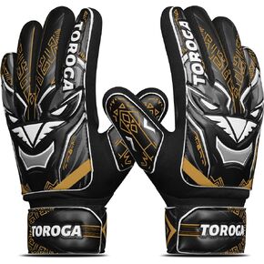 Goalkeeper Gloves for Kids & Youth – Soccer Goalie Gloves, Strong Latex Grip, Double Wrist Support & Breathable Mesh – Boys Football Gloves in Kuwait