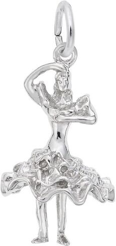 Rembrandt Flamenco Dancer Charm - Metal - Sterling Silver in Kuwait