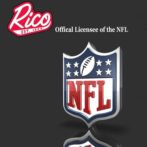 Rico Industries NFL Denver Broncos Premium Laser Engraved Vegan Brown Leather Bill-fold Wallet - Slim yet Sturdy Design - Perfect to Show Your Team Pride or Gift in Saudi Arabia
