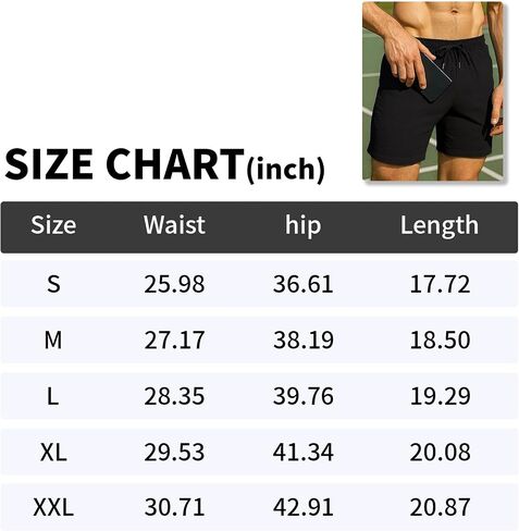 Men's Athletic Shorts with Drawstring with Pocket for Running Fitness in Saudi Arabia