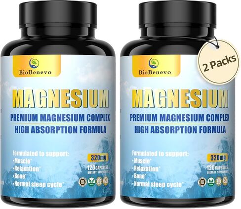 5 في 1 مجمع المغنيسيوم | 320mg من غليسينات المغنيسيوم ، Malate ، سترات ... | دعم للنوم ، والاسترخاء في العضلات ، والتمثيل الغذائي للطاقة | امتصاص عالية | نباتي ، غير المعدلة وراثيا | 120 كبسولات in Saudi Arabia