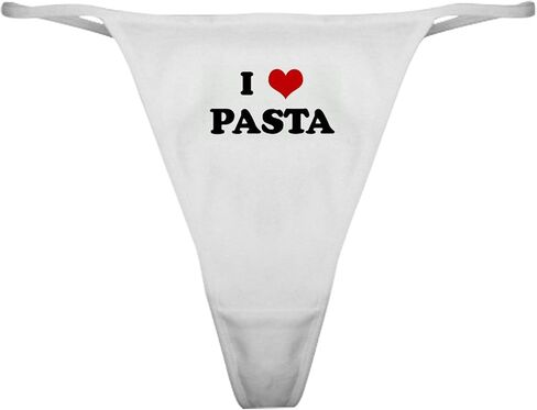 Cafepress أنا أحب الملابس الداخلية للباستا الكلاسيكية ، سراويل داخلية للسيدات in Kuwait