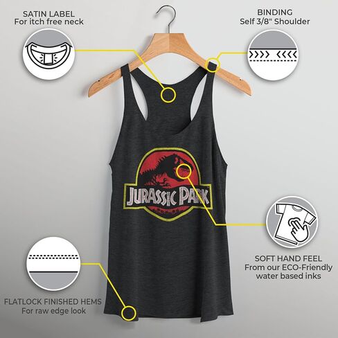 Fifth Sun Jurassic Park J Logo Women's Racerback Tank Top in Saudi Arabia