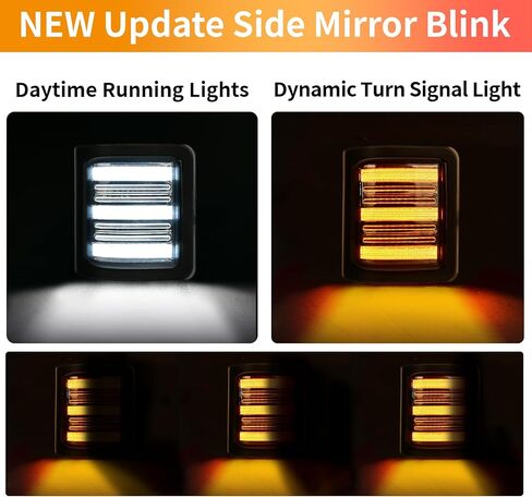 LED LED TOR MIRROR LIGHT LIGHTIVE LIGHTIVE TILLENT مع 2008-2016 F250 F350 F450 F550 Super Duty 2013-22 in Kuwait