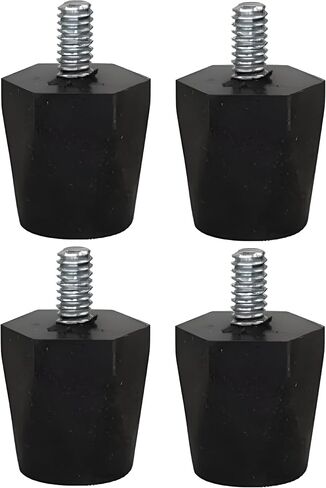 Adjustable Rubber Bumper Feet, Levelers, 1/4-20 Thread, Solid Rubber in Saudi Arabia