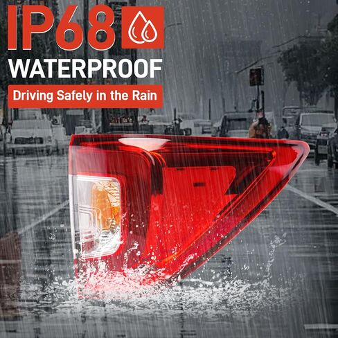 HO2804107 Left Driver Side Tail Light Assembly Compatible with 2016 2017 2018 Honda Pilot Left Rear Brake Lamp Replace 33550TG7A01 HD668-B000L P24244CAPA in Kuwait