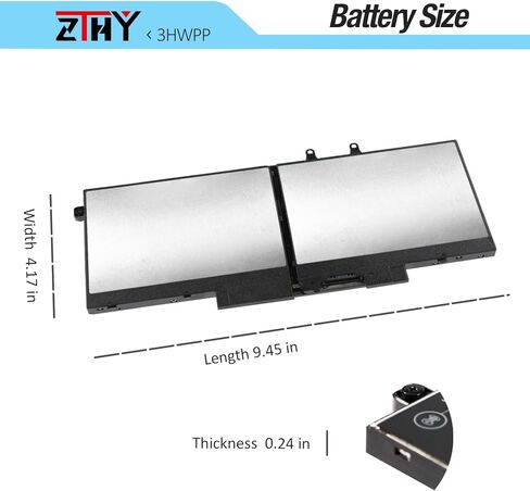 ZTHY 56WH 33YDH استبدال البطارية لـ Dell Inspiron 15 7577 17 7773 7778 7779 7786 2IN1 G3 15 3579 G3 17 3779 G5 15 5587 G7 15 7588 LATIDENT 3380 3490 3590 3580 VOSTRO 15 7580 7570 P30e in Kuwait