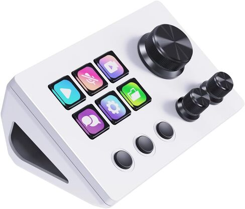 TreasLin Stream Controller Deck with12 Customizable Macro Keys to Trigger Actions in OBS Twitch YouTube for Content Creators Stream Dock Compatible with PC & Mac N3 Black Macro Keypad in Kuwait