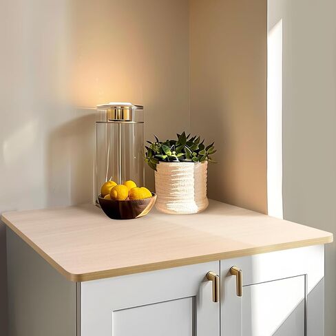 Kaboon Universal Table Top 24 x 24 inches Squre Pack of 2, Reversible Melamine Countertop Only, Home or Commercial Indoor Use,1 inch Thick, White Rock in Kuwait