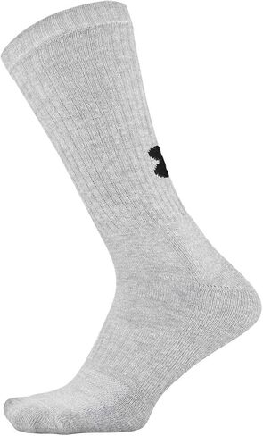 Under Armour Unisex-Adult Training Cotton Crew Socks 6 Pack in Saudi Arabia