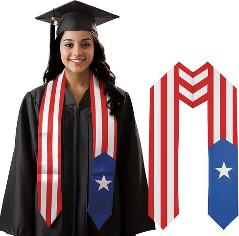 Ecuador Flag Graduation Sash Satin Scarf 72" Stole for Abroad Student International Study Class in Saudi Arabia