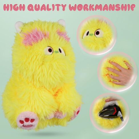 Animal Zoo Golf Driver Headcover Premium Plush Novelty Driver Headcovers Funny Golf Club Covers Protection Men's Golf Gear Driver Headcover for Men and Women in Kuwait