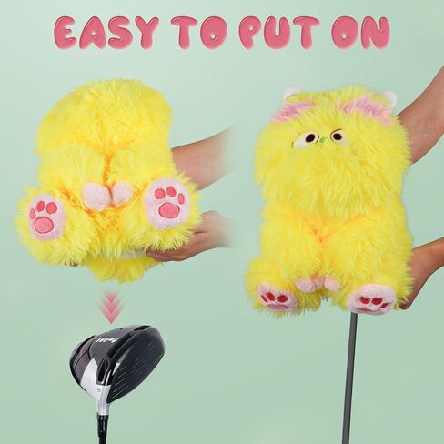 Animal Zoo Golf Driver Headcover Premium Plush Novelty Driver Headcovers Funny Golf Club Covers Protection Men's Golf Gear Driver Headcover for Men and Women in Kuwait
