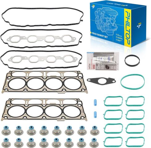 PHILTOP HS26516PT Head Gasket Set Compatible with Chevy Aveo 2009-2011, Aveo5 2009-2011, Cruze 2011-2014, Sonic 2012-2014, Pontiac G3 2009-2010, Saturn Astra 2008, 1.6L 1.8L Engine Head Gasket Kit in Saudi Arabia