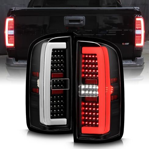 KEEKPO - For 2015-2022 GMC Canyon/Chevy Colorado Upgrade Style Black Smoked Full LED Tail Lights Brake Lamps Left+Right in Kuwait