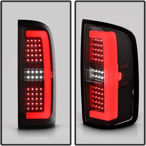 KEEKPO - For 2015-2022 GMC Canyon/Chevy Colorado Upgrade Style Black Smoked Full LED Tail Lights Brake Lamps Left+Right in Kuwait