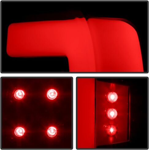 KEEKPO - For 2015-2022 GMC Canyon/Chevy Colorado Upgrade Style Black Smoked Full LED Tail Lights Brake Lamps Left+Right in Kuwait