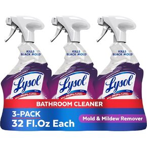 Lysol Mold & Mildew Remover spray with Bleach, Disinfects, Cleans and Removes Stains, for Bathrooms, Showers & Kitchens, 32oz (Pack of 1) in Kuwait