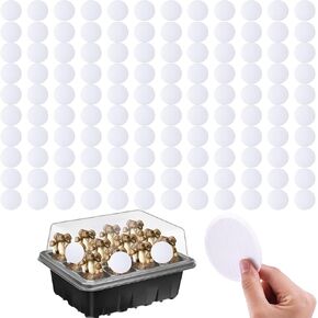 Tegeme 60 Pcs 2.5" Monotub Adhesive Filter Disks Synthetic Filter Discs Paper Stickers for Mushroom Growing Supplies Pad Replacements in Kuwait