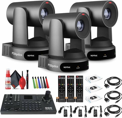 Ptzoptics تحرك 4K SDI/HDMI/USB/IP PTZ مع تكبير بصري 20x (أبيض) (PT20X-4K-WH-G3) in Kuwait
